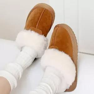여성 보온 실내화 털슬리퍼 사무실 패션 겨울 1P 야외