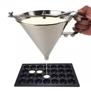 타코야끼 문어빵 생크림 주입기 디스펜서 반죽 붕어빵 짤주머니 깔때기 케이크 업소용 컵케익