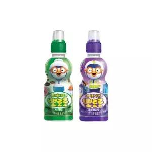 뽀로로 235ml 사과 24펫 + 블루베리 24 펫/과일/주스/음료/쥬스/음료수/팩/어린이/유아/아기/단체/간식