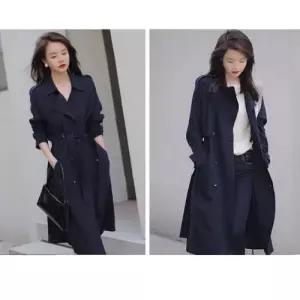 원피스 여성용 미디 가을 정장 출근룩 롱자켓 트렌치코트 코트형 고급 SPO마켓3