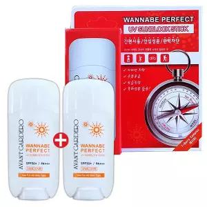 이지하우스 워너비 퍼펙트 UV 썬블럭 선스틱 16gX2개/선크림 썬스틱 선크림 619969
