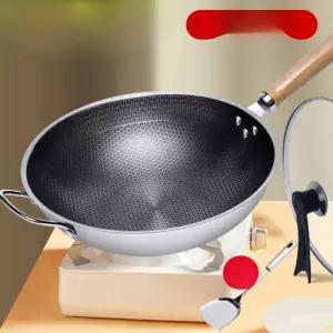 학교 중국집 후라이팬 대형 웍 궁중팬 급식 벌집궁중팬 30cm-무뚜껑 판매