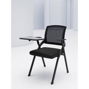 일체형 책걸상 학원 세미나 의자 접이식 보드 인용