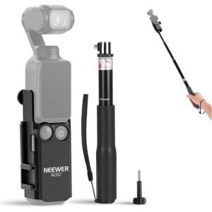 니워 베이직 포켓 어댑터 비디오 브이로깅 카메라 짐벌 GP 호환됩니다 셀카봉 59와 키트 오스모 마운트 녹화 및 삼각대용 3 확장 프레임