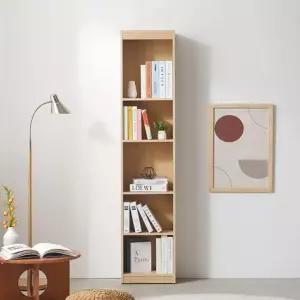 5단 틈새 책장 400 폭 좁은 슬림 책꽂이 아이방 원룸 침실 거실