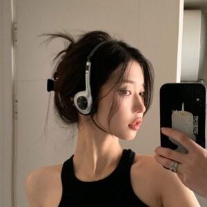 레트로 블루투스 헤드셋 옛날 복고 감성