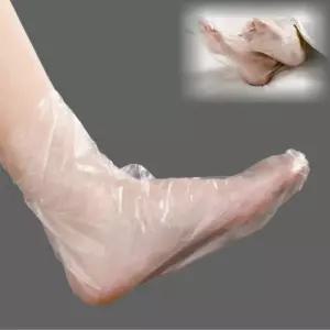 일회용 비닐 발 보습 발비닐 커버 양말 100매