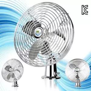 현이몰 12V 24V용 에코 메탈 차량용 선풍기 8in 클립형 차량용선풍기 자동차선풍기 미니선풍기