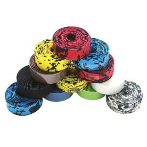 2PCS EVA 자전거 핸들바 테이프 사이클링 산악 벨트 반사 랩 로드 바이크 바 플러그 포함