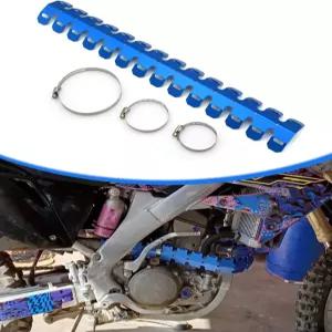 NACORE 모터사이클 배기 열 차폐 커버 YZ WR XSR TTR YZF MT PW 및 대부분의 먼지 자전거를 위한 범용