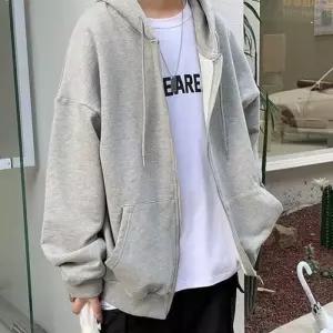 후드집업 데일리 오버핏 차콜 남성 IS-JK38 편한