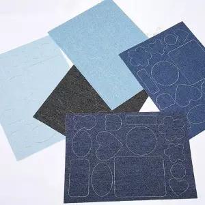 청바지 수선 리폼 찢어진바지 구멍 패치 모양 스티 DgI9+2hcC