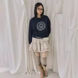 랩 밴딩 프릴 미니 스커트 AR3WS864