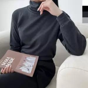 폴라티 기본티 여자기본면목폴라티 목폴라 이너 여자상의 목티 1828G DGI 여성상의