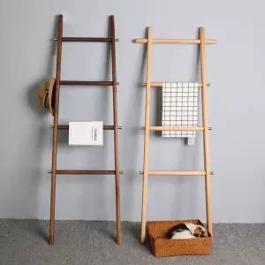 스탠드 사다리행거 옷걸이 철제 나무 원룸 수납