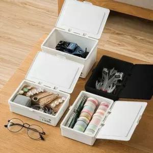 커버 다용도보관 정리함 소품 먼지차단 마스크