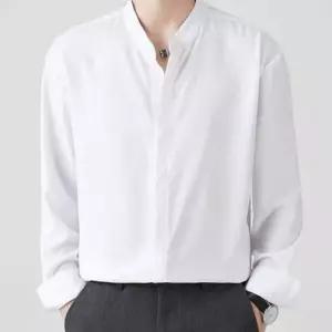 스타일 데일리 남자 모든 긴팔 셔츠 차이나카라