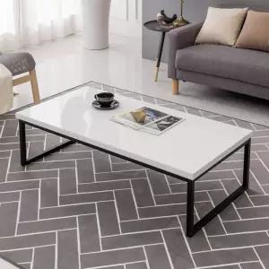 좌탁 B2198(착불) 가구샘 좌식테이블 1200 소파테이블 화이트 철재