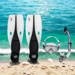 씨파크물놀이견고한다이빙마스크오리발스노클링세트