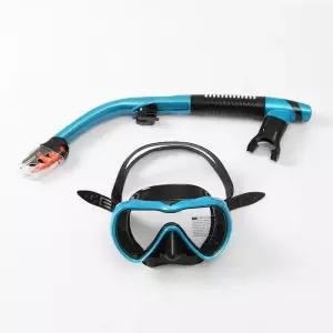 GDM 스노알찬클링 세트 블루 물놀이 물안경 잠수경