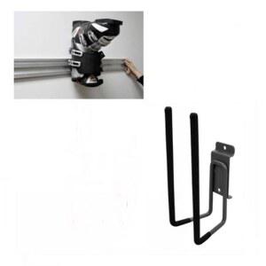 mkki 스키 및 스노보드 부츠 벽 행거 보관 롤러 스케이트 랙 마운트 아이스 부츠용