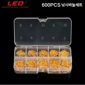600P 낚견고한시바늘세트 낚시바늘 (케이스포함)