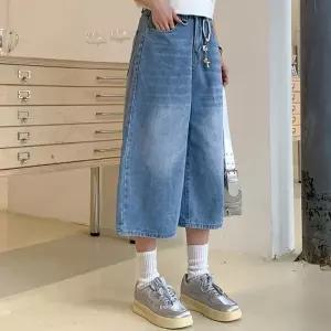 여성 하이웨스트 데님 NM-0252 빈티지 7부 팬츠