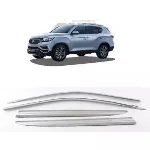 [CAR] 썬바이저 빗물받이 크롬 햇빛가리개 G4렉스턴