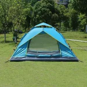 2 3인용 깔끔한조이 캠핑 오토 원터치 텐트 야외 방수