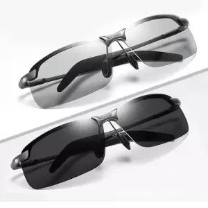 변색 편광 견고한스포츠 선글라스 안경 야간 운전