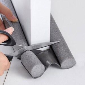 문풍지 95 10cm 실리콘 도어 하단 씰 스트립 방수 드래프트 제외 가드 더블 고무 폼 절연 방음