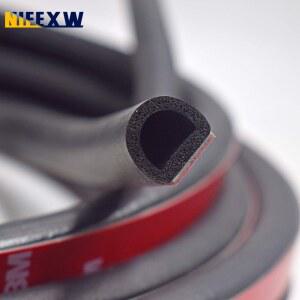 문풍지 범용 고무 도어 씰 스트립 D 모양 날씨 스트리핑 자동차 트럭 윈도우 방음 소음