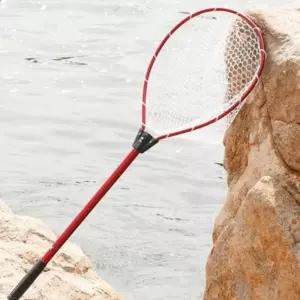 09FARM 그물망 뜰채 접이식 93.8CM LAND그물적용 레드