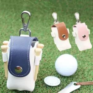 골프장 골프알찬 골프공 골프티 휴대 이동 고리 케이스