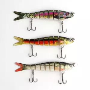 히트피싱 8알찬단 관절 루어 3p세트 바다낚시 가짜미끼