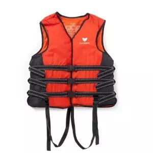 국산 돌핀 깔끔한오렌지 구명조끼 XL 수영 부력보조복