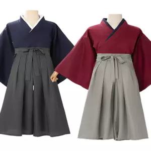 남성 기모노 의상 샤워가운 자켓 온천옷 전통