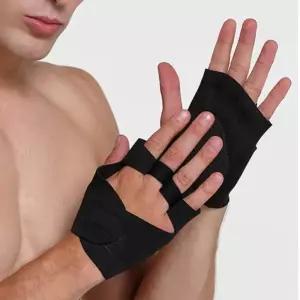 헬스 크로스견고한핏 사이클 풀업 등 하프 손바닥 보호대