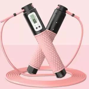 실리콘 손잡실속이 스마트 줄넘기 중량추 디지털줄넘기