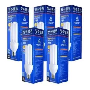 [데코] 삼파장전구 30W 주방레일등 주방전등 상가레일조명 레일조명