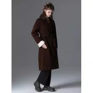 [모리모리스] 캐시미어 백 플랩 핸드메이드 울코트