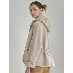 르니앤맥코이 퀼팅 후드라이너 세트 핸드메이드 숏코트 MK11HJ216HJY