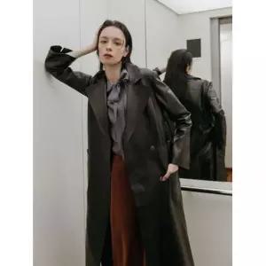 막스까르띠지오 [베스트 셀러 재진행] 프리미엄 양가죽 롱 자켓