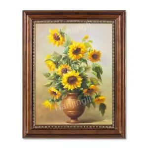 캔버스 해바라기 빈티지 사진 풍경화 돈 풍경 그림 감성 현관풍수지리 액자 인테리어 대형