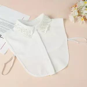 여성 진주장식 페이크 카라 이너셔츠 넥카라 넥케이프 넥케이프 이너카라 레이어드카라