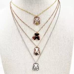 써지컬목걸이 곰돌이목걸이 PM1000-3 곰펜던트목걸이 하리보목걸이 우정목걸이 우정템