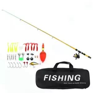 루어 세트 견고한낚시대 릴 초보 경량 스피닝 물고기