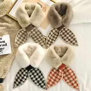 겨울 털 스카프 여성 여름 제비 머플러 쁘띠 페이크퍼 쁘띠목도리 니트목도리 스카프