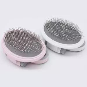 [콩심팥심]헬로도기 강아지빗 고양이빗 슬리커브러쉬 장모용 고양이빗질