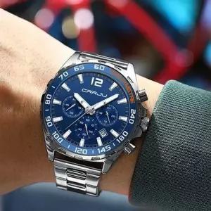 정장 캐주얼 메탈 남자 손목시계 CR9202 빈티지 시계바늘 아날로그시계 전자시계 손목시계